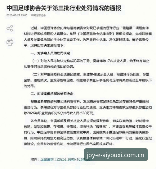 爱游戏更新提醒评测 中国足球重磅罚单全解读:第三批禁足名单深度评测